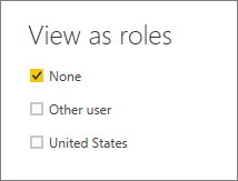 rules in Row level security in Power BI