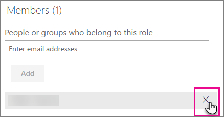 Remove members from roles