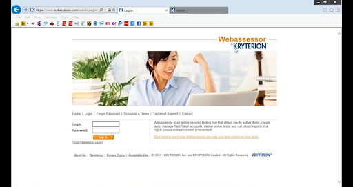 Accessing ServiceNow Webassessor