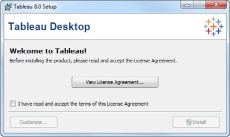 Accept the license agreements