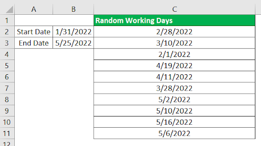 How to use the workday function in excel EX6