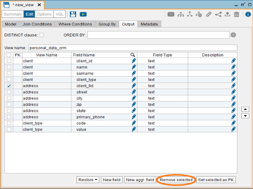checkbox to delete 