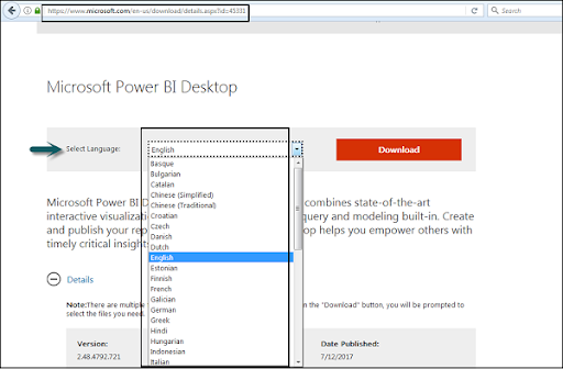 Installation of power BI