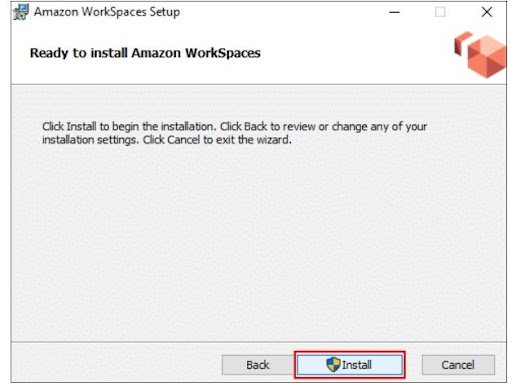 Installation workspace3